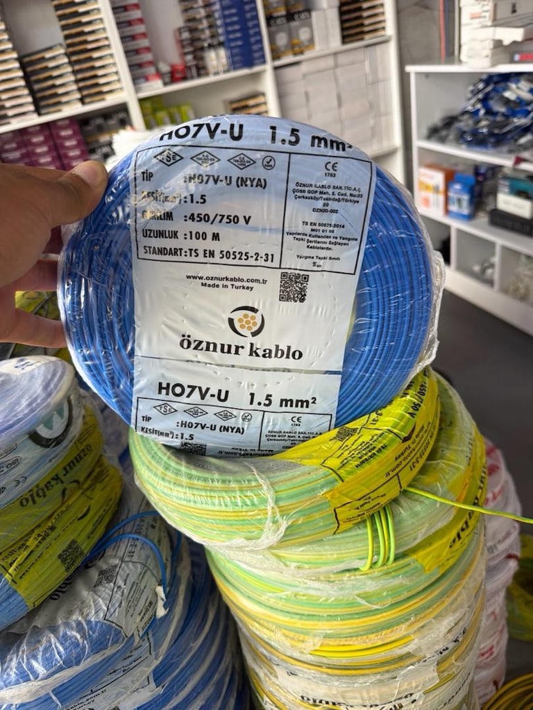 öznür 2,5 nya kablo 1.5 nya kablo şok fiyat