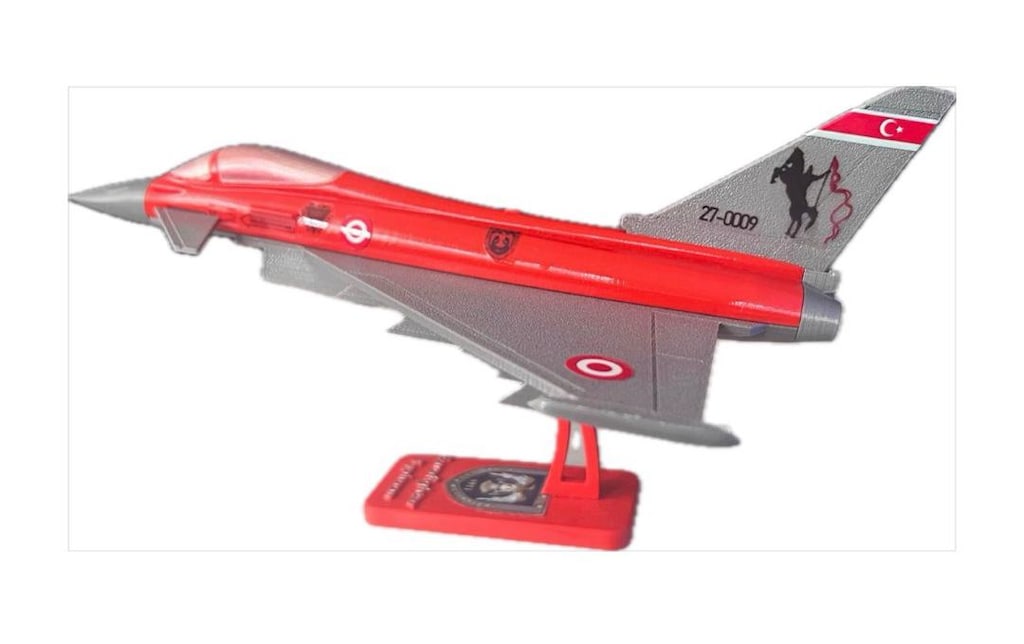 model uçak Euro Fighter - 5