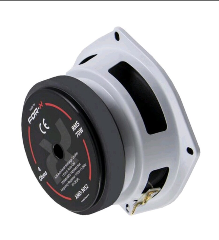 FOR-X XMD-3052 13CM MİDRANGE 140 W 70 RMS sıfır kapalı kutu 2 adet - 3