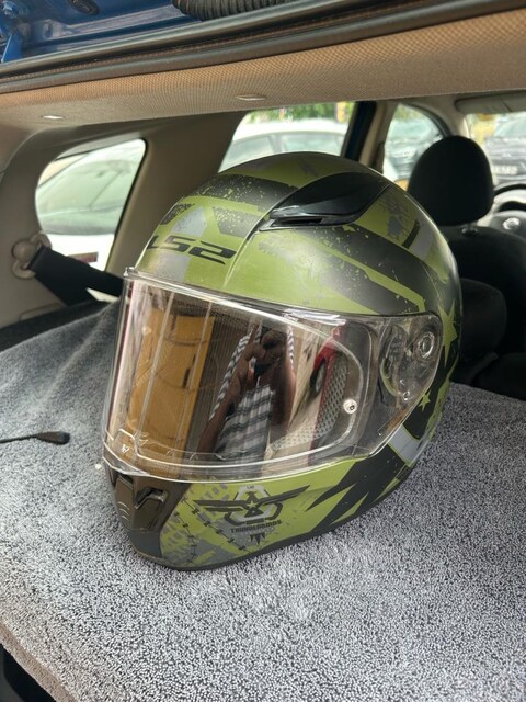 LS2 Rapid 2 race mat yeşil kask