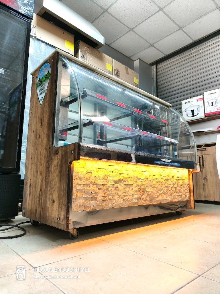 meze dolabı kebap dolabı soğutuculu teşhir vitrin endüstriyel dolap - 6
