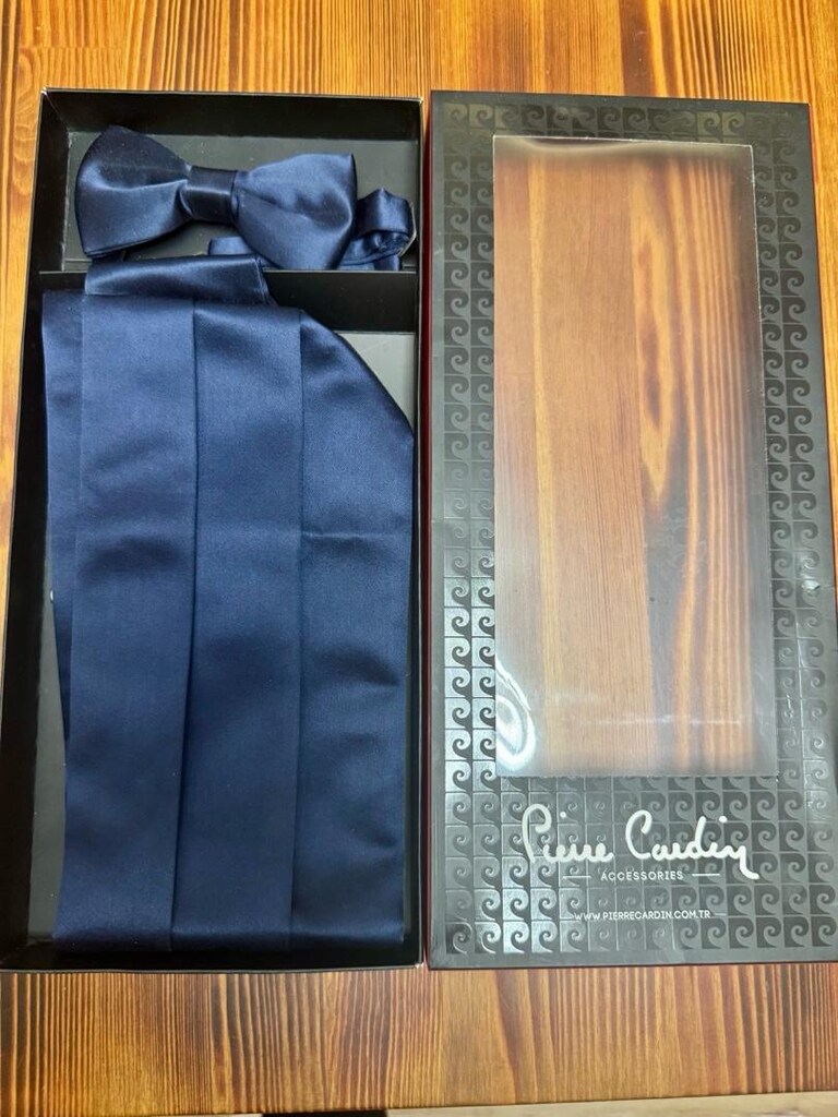 Pierre Cardin Papyon ve Kuşak Takımı Lacivert - 2