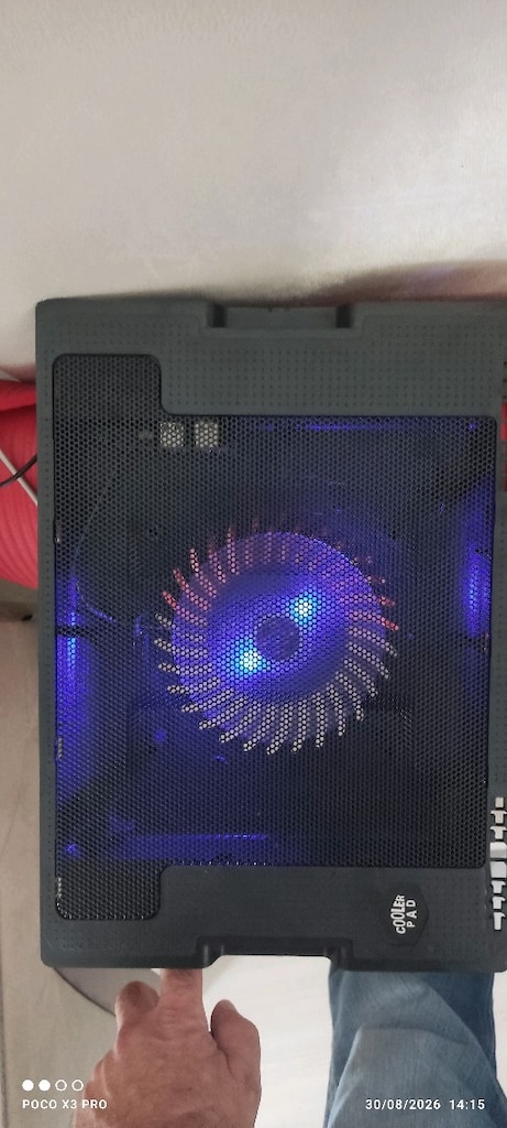 Işıklı Fanlı laptop soğutuculu stand sehpa - 3