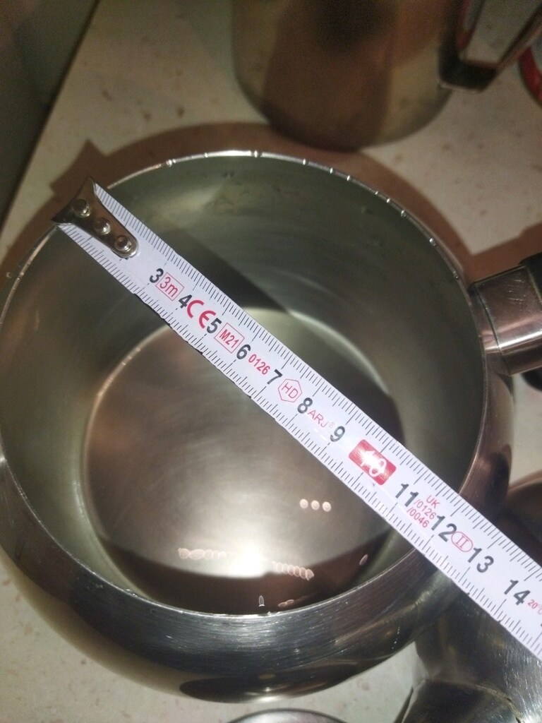büyük boy kalın tabanlı paslanmaz çelikçaydanlık Tuna - 2