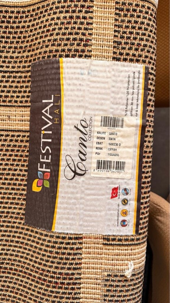 festival marka 160*230 ölçülerinde az kullanılmış halı - 4