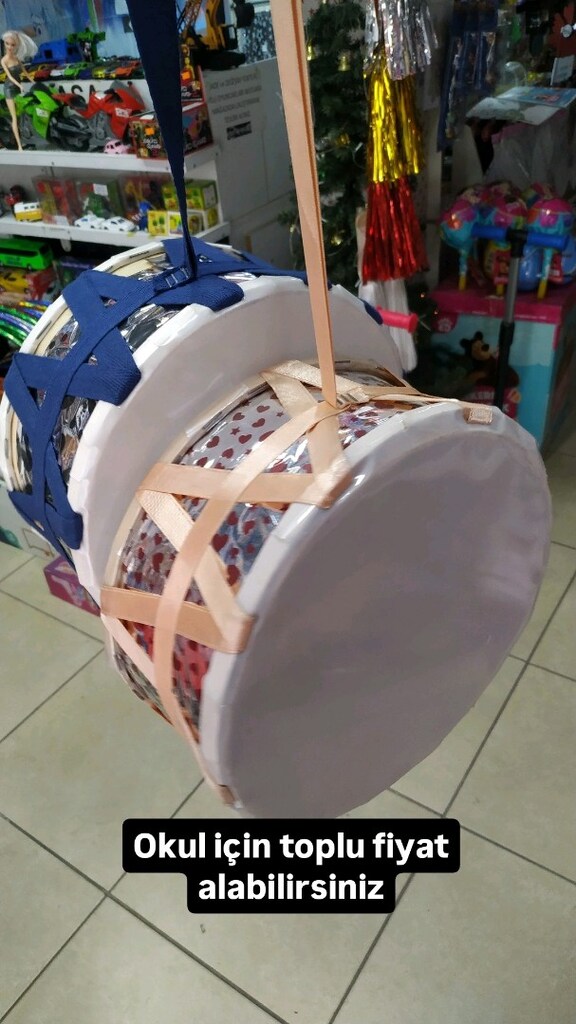 23 cm davul oyuncak toplu fiyat alabilirsiniz - 2