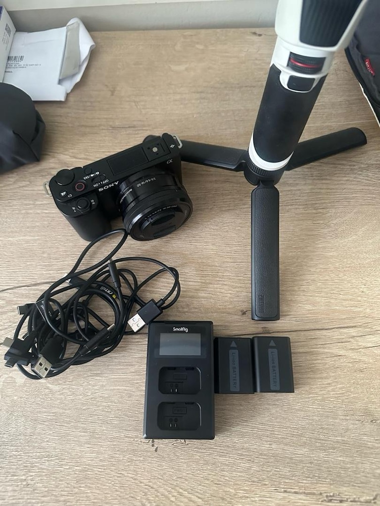 Sony Zv-e10 ve Zhiyun Crane M3 Gimbal Set - 9