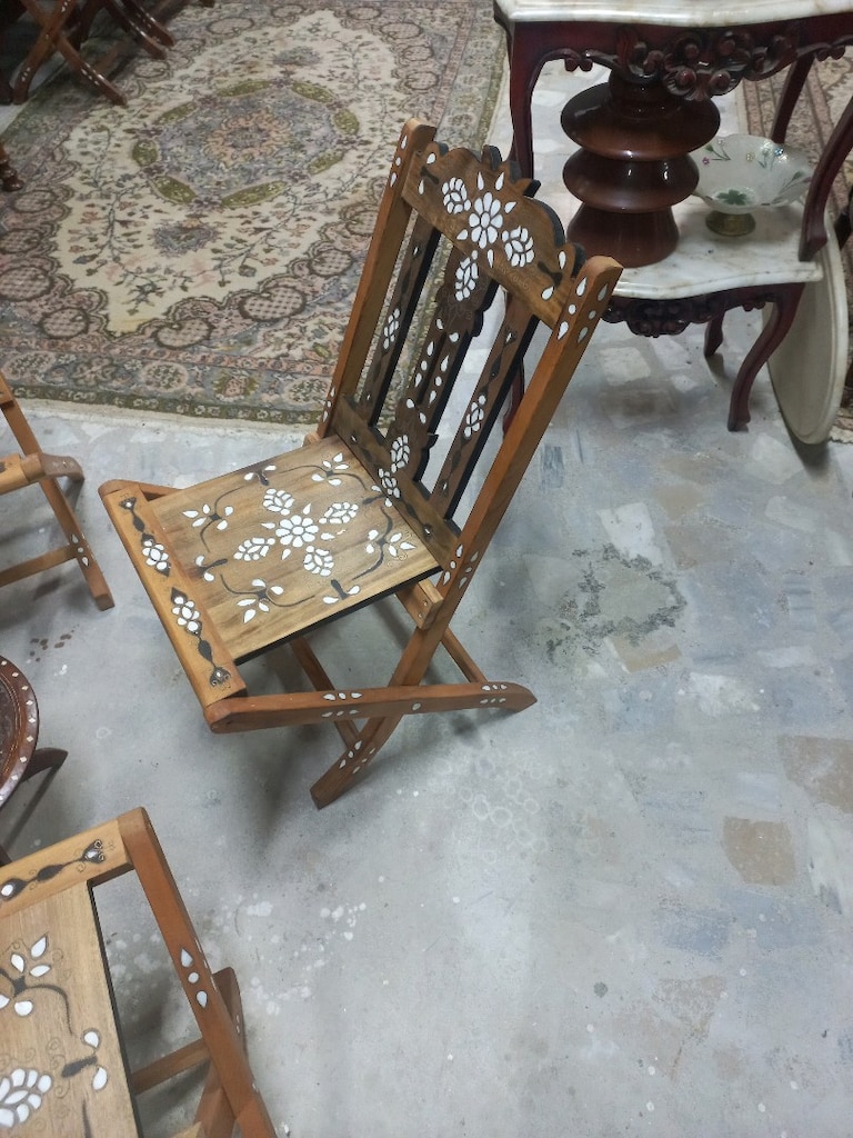 Fiskos Sandalye Takımı & Kakma - Katlanır - 4