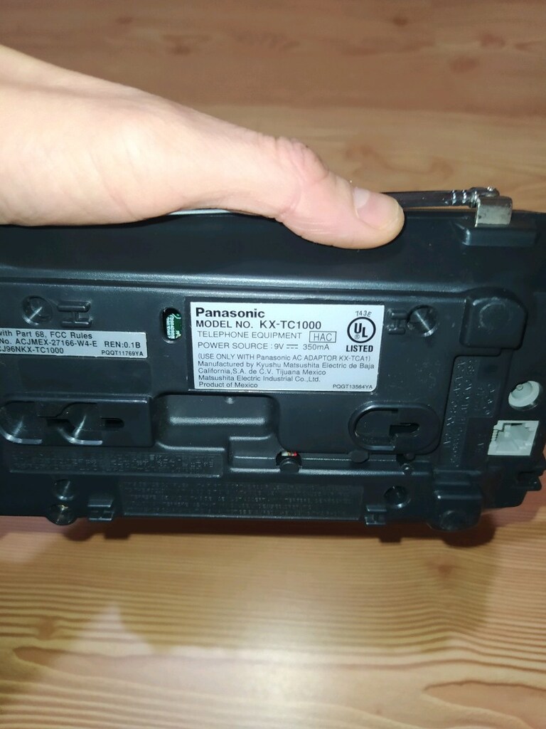 Panasonic KX-TC1000 Telsiz Telefon - 7