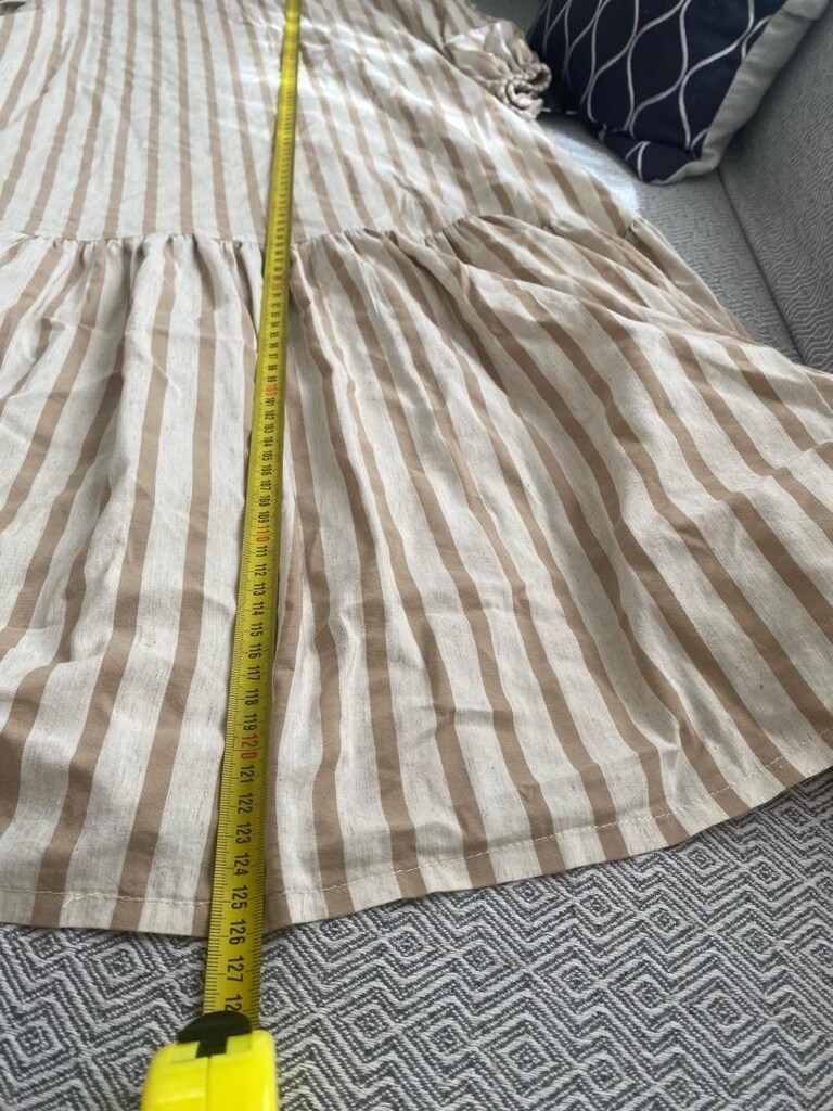 Çizgili Maxi Boy Günlük Lcw GünlükElbise - 4