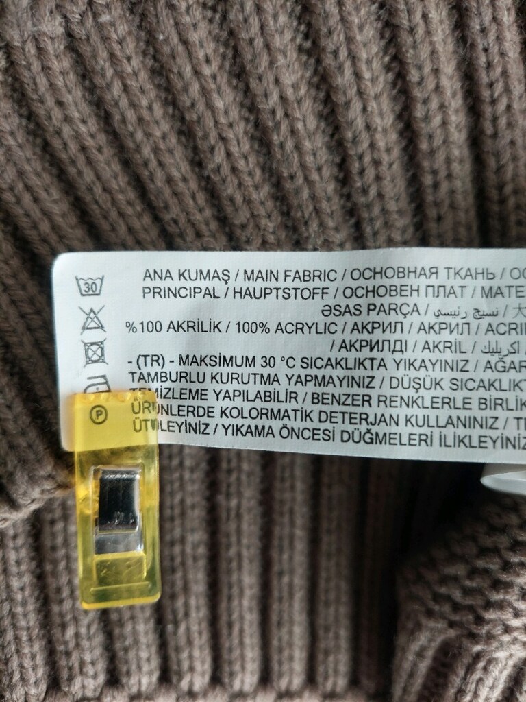 LCW Düğmeli Yüksek Yakalı Kahverengi Erkek Kazak - 11