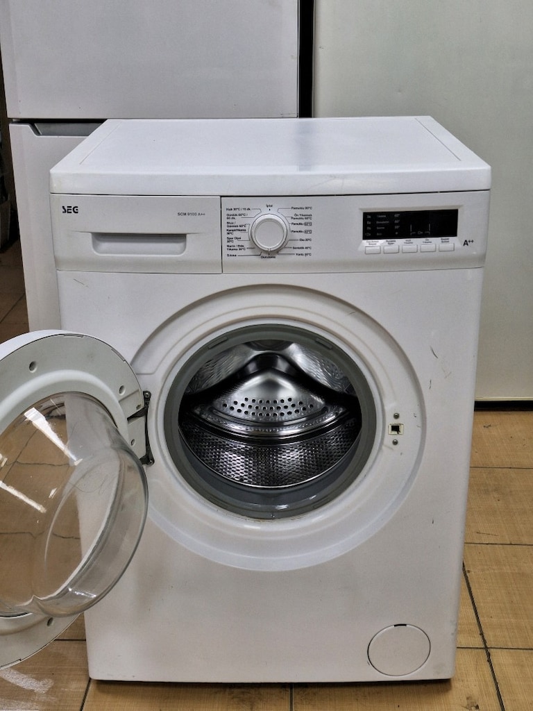 Çok temiz 9kg A++ çamaşır makinesi tertemiz sorunsuz nakliye dahil - 2