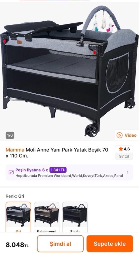 Anne yanı park yatak - 4