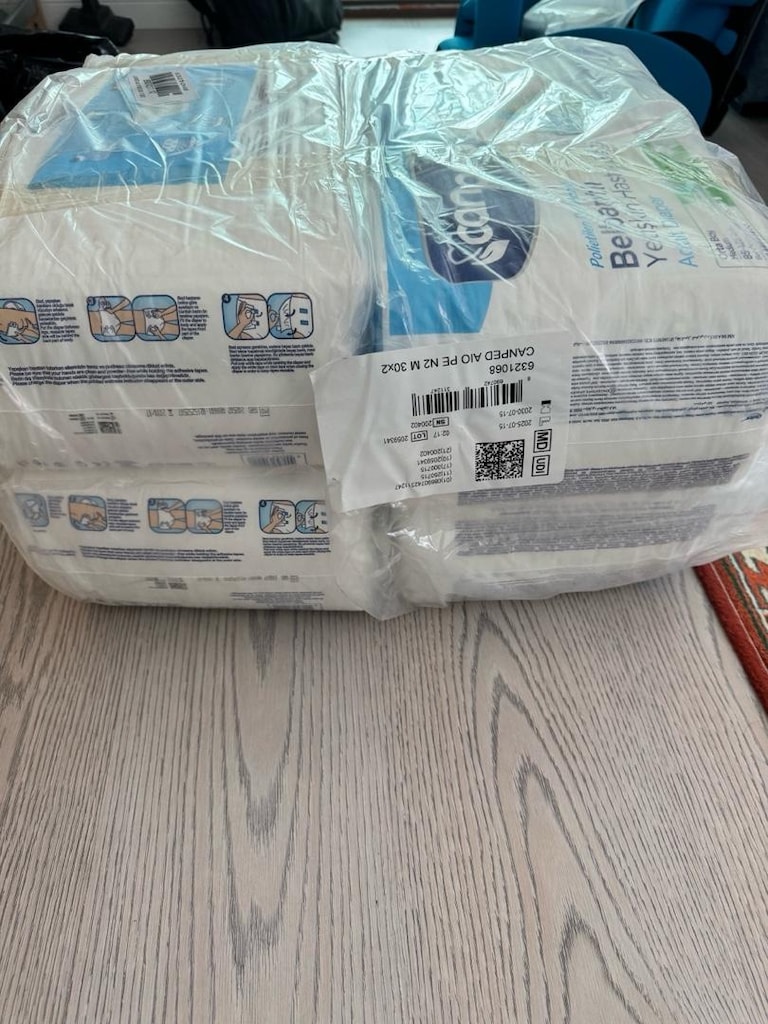 Canped Belbantlı Polietilen Yetişkin Hasta Bezi Orta Boy M 30'lu - 3