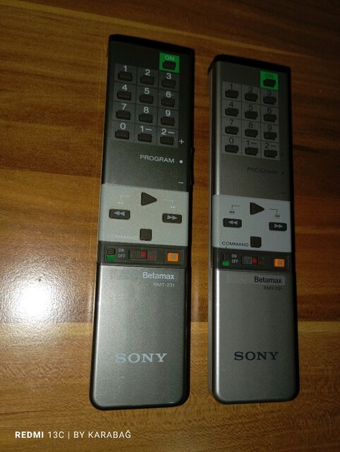 SONY,Sony betamax,Sony kumanda,Betamax VHS,kumanda,VHS video,VHS kuman