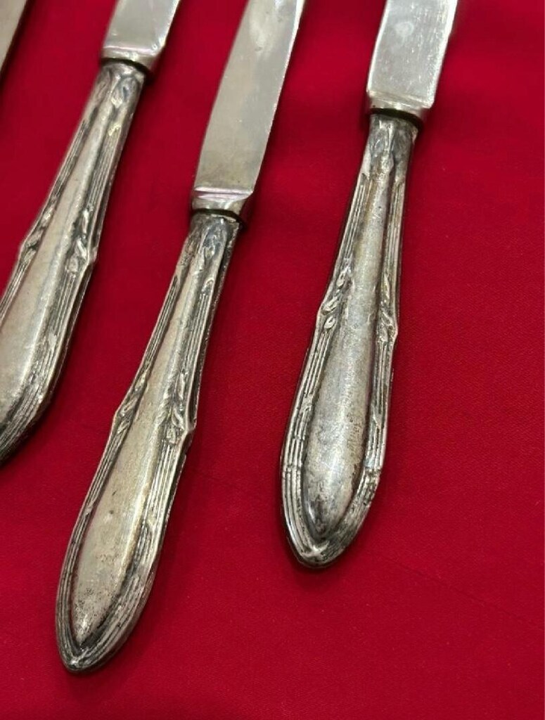 Gümüş saplı pasta servis takımı - 3