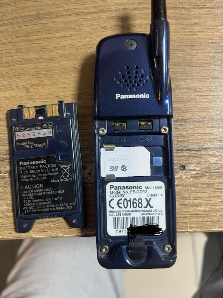 panasonic GD902 nostoloji telefon - 6