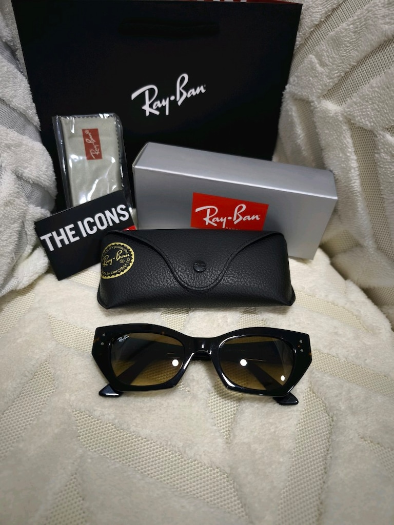 Ray-Ban Zena Siyah Kedi Gözü Güneş Gözlüğü - 5
