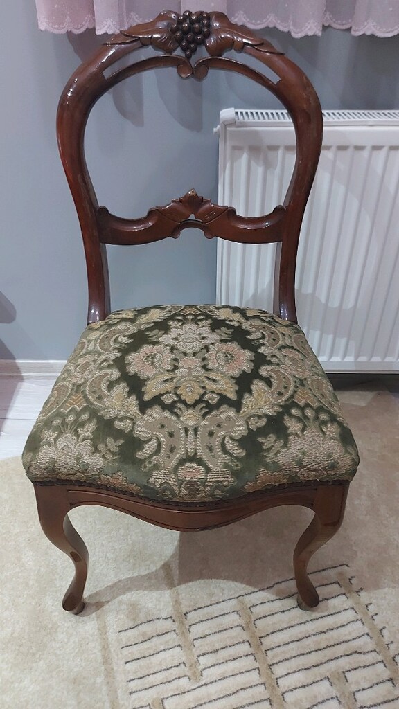 El İşçiliği Vintage Ahşap Sandalye