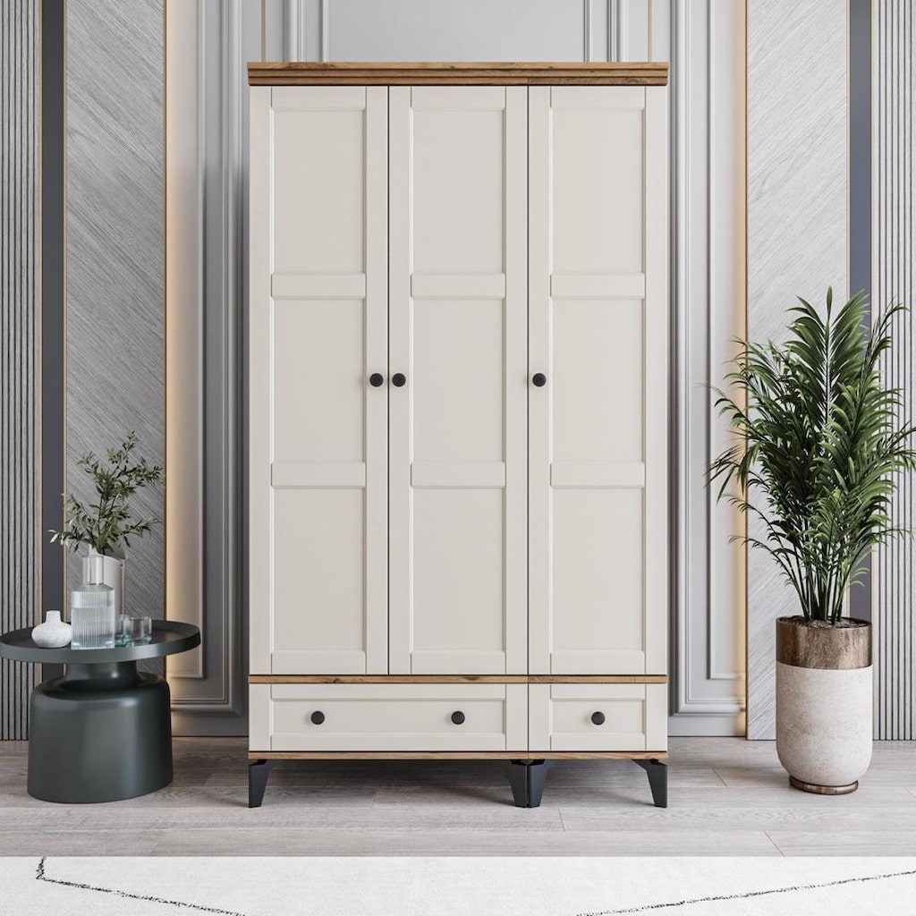 KARİN 3 KAPAKLI %100 MDF GARDROP