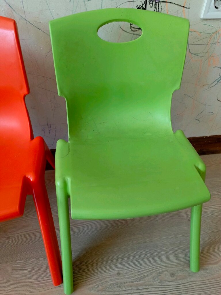 Sert plastik çocuk sandalyesi - 4