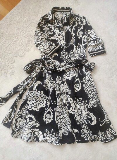 ZARA ÇİÇEKLİ MİDİ ELBİSE S M mango h&m Twist İpekyol