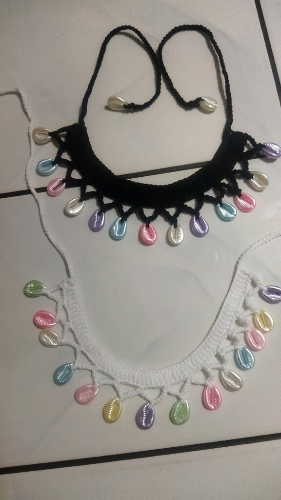 örme şık kolyeler kendi el emeğimdir tane 50 tl - 2