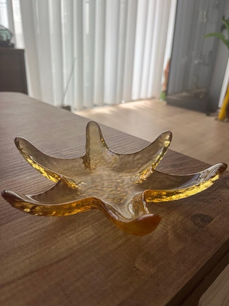 Zara home denizyıldız dokulu cam kase biblo - 7