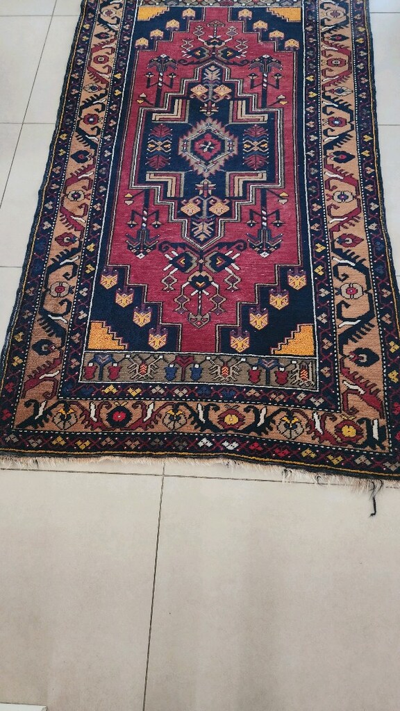 El Dokuma Kök Boyalı Yahyalı Halısı - 3