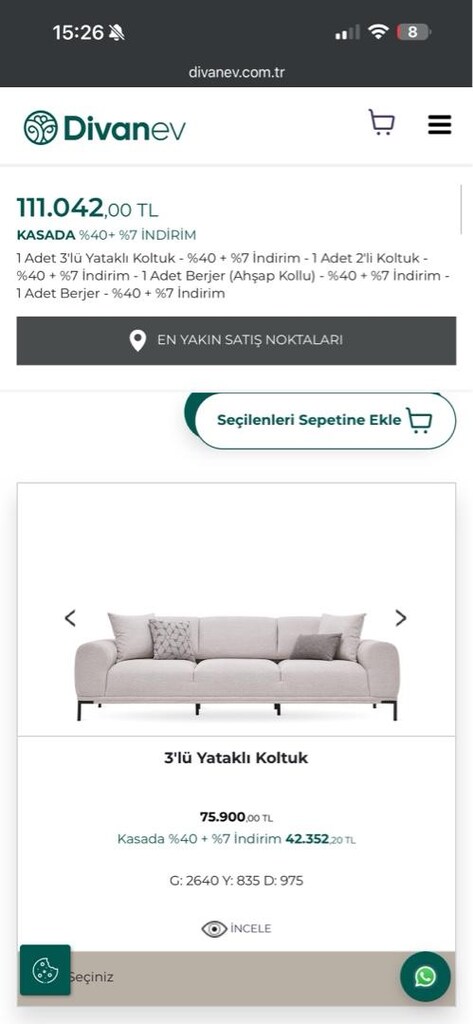 Divan Home Marlet Koltuk takımı - 6