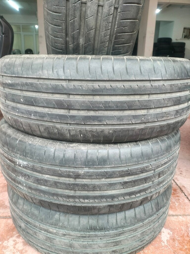 4 adet çıkma lastikler 215/55r17 sıfır gibi lastikler - 7
