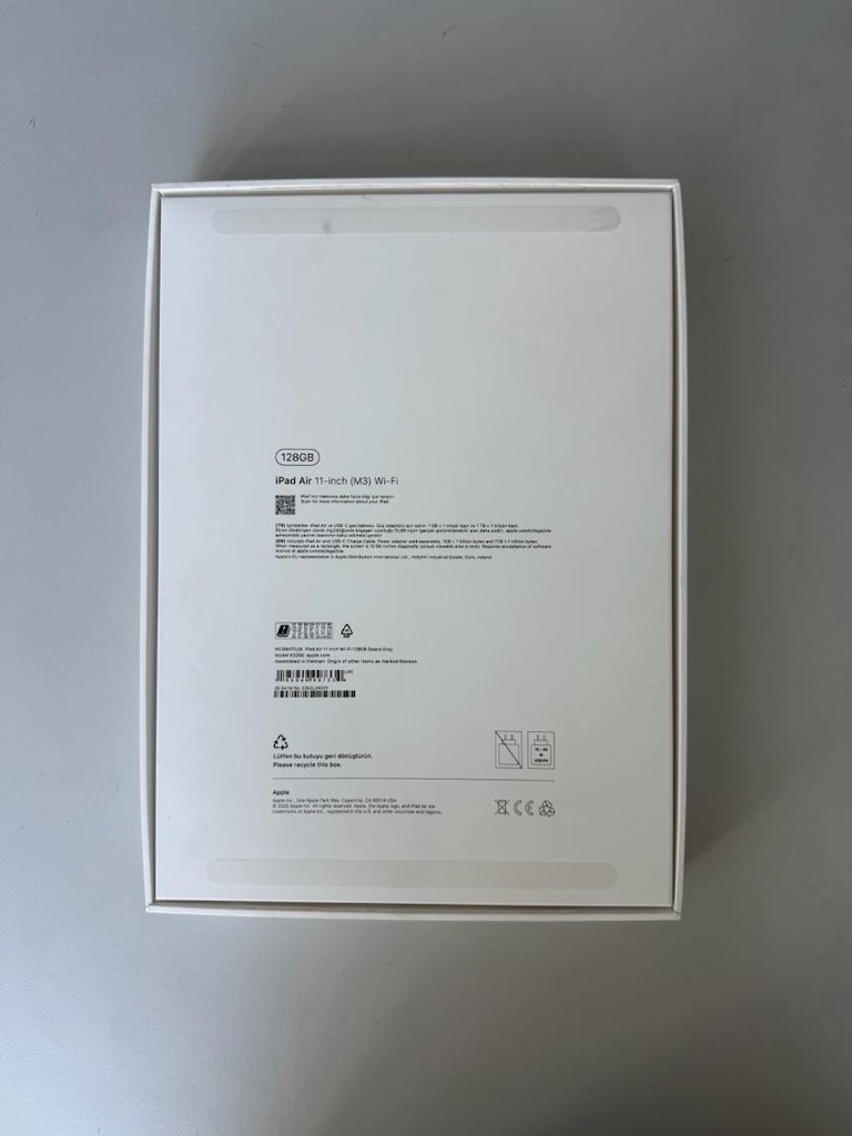 iPad Air 11” M3 128 GB Wi-Fi – Kullanılmamış, Garantili - 2
