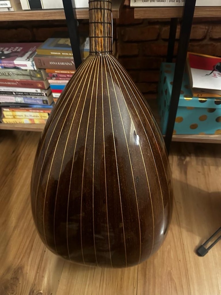 abanoz burgu , full gül ağacı lavta - 13