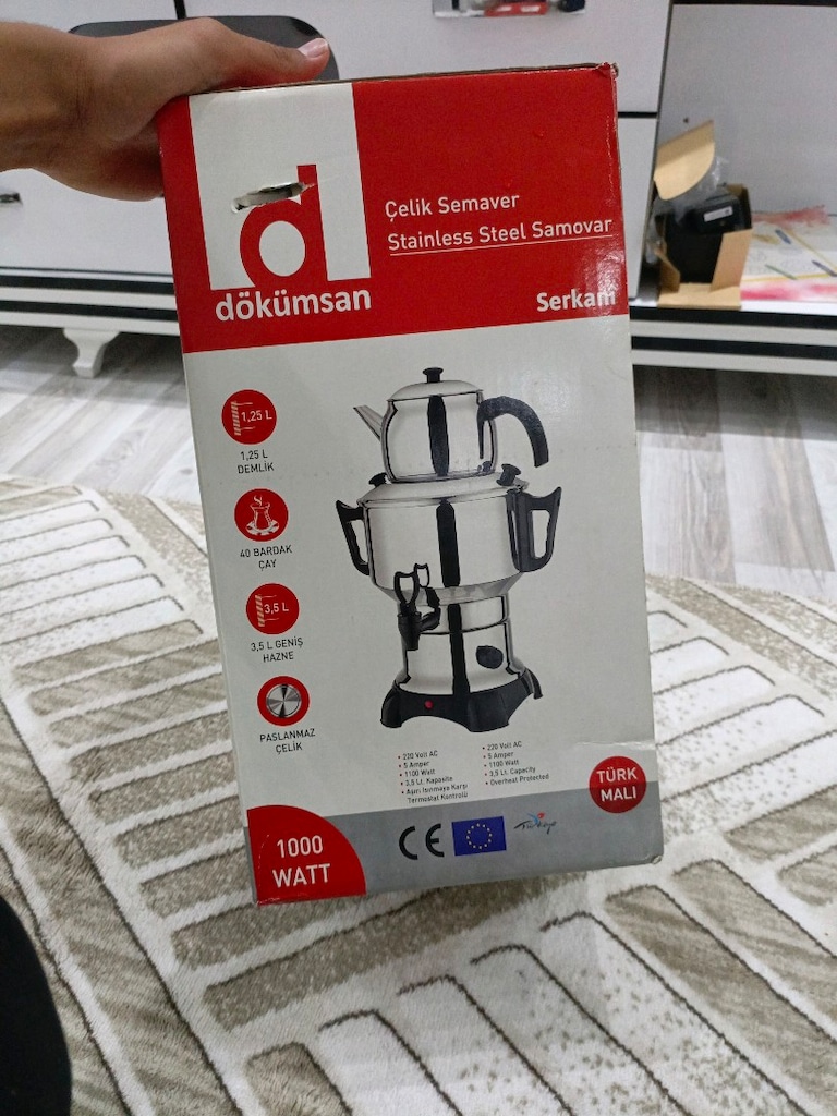 dökümsan elektrikli Çelik semaver - 2