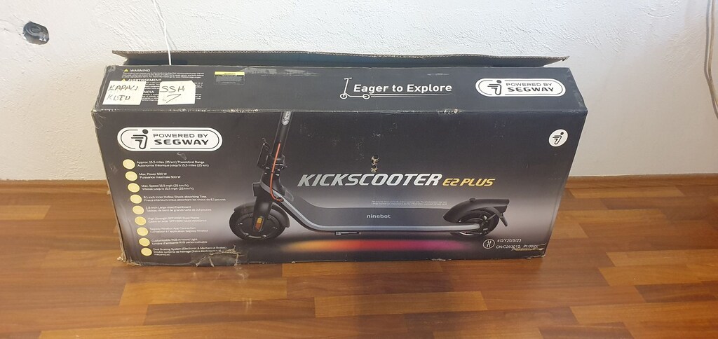 Segway Ninebot E2 Plus 500W Kickscooter Scooter Elektrikliscooter - 11