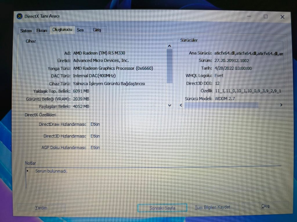 HP G250 LEPTOP BİLGİSAYAR - 9