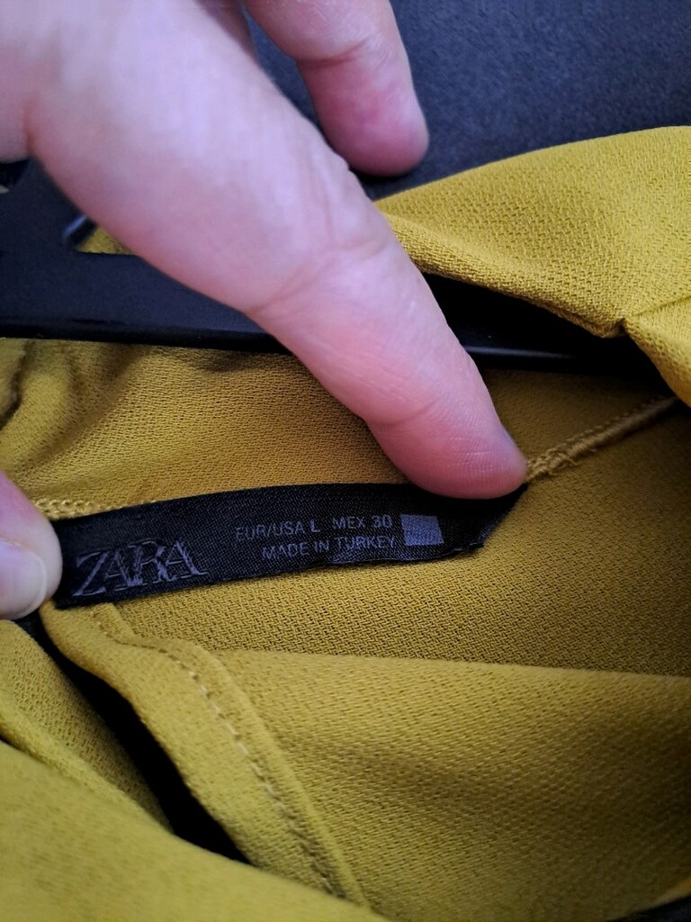 Zara markalı L beden bayan bluz hiç kullanılmadı - 5