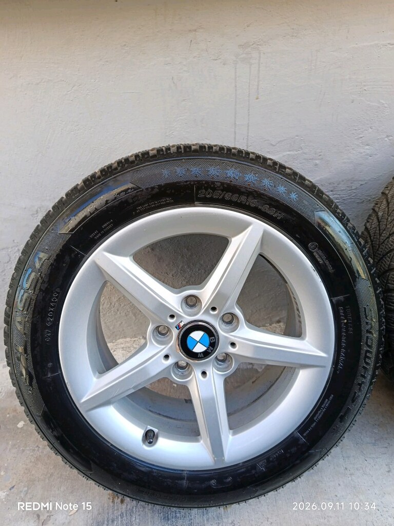 Orjinal 16inç bmw jant lastik 5x120 - 4