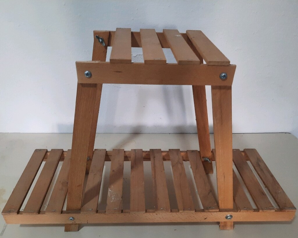 ahşap saksılık 2 katlı - 3