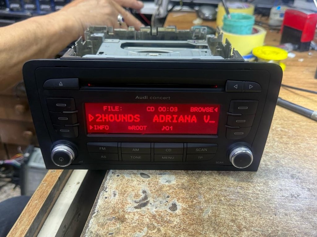 Audi Concert Teyp, Kodu Var Çalışıyor, A3 A4 A6 teyp Blaupunkt Cd Aux - 2