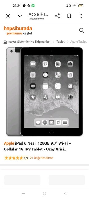 Tertemiz iPad 6.Nesil