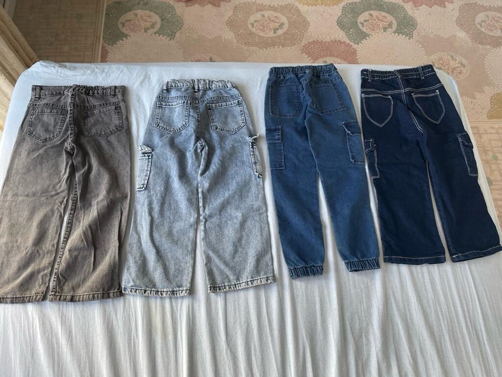 4 tane kız çocuğu kot pantolon - 2