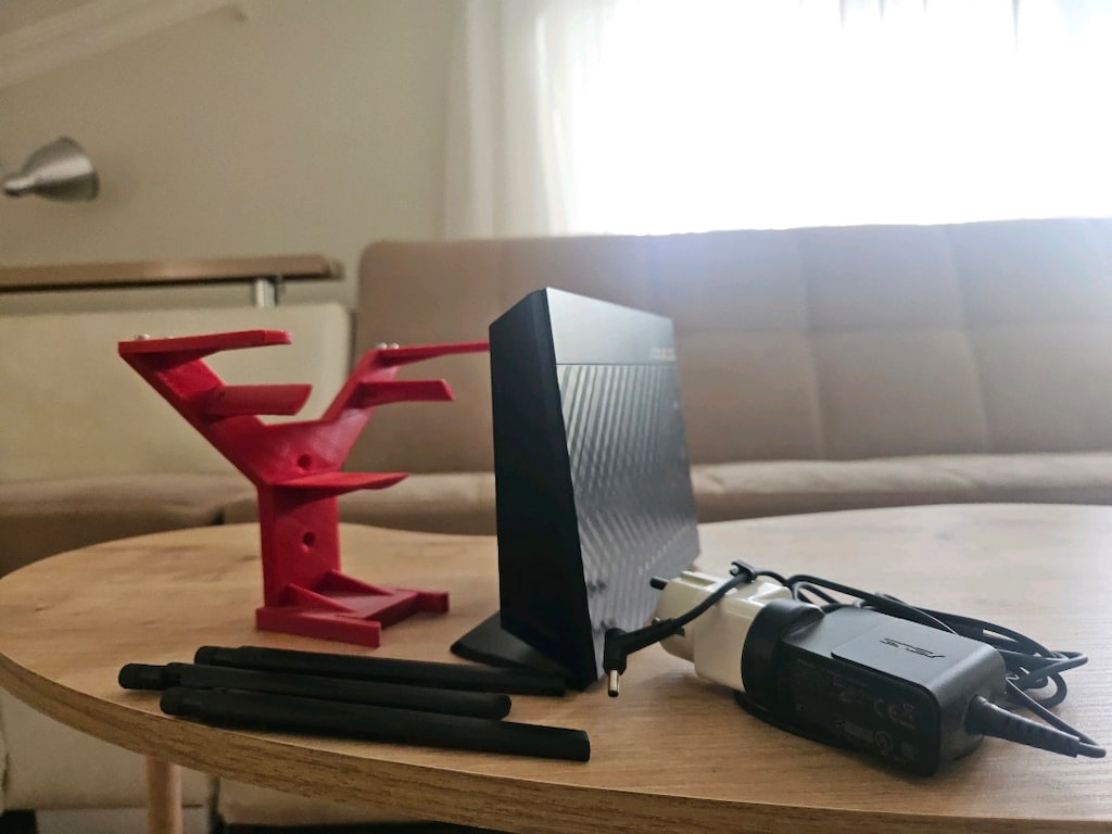ASUS RT-AC68U Wifi Fiber Router + Duvar Montaj Kiti