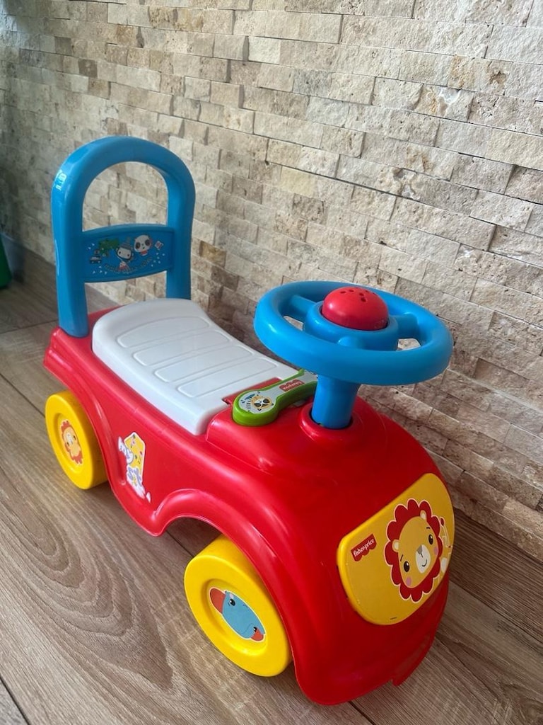 fisher price bin git araba - 2