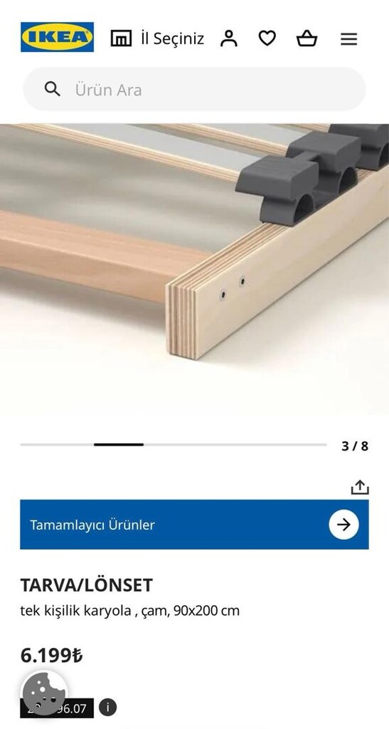 ikea karyola lata ve yatak - 5
