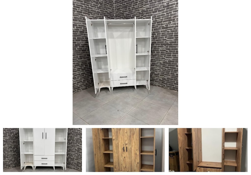 4 kapaklı elbise dolabı vrafdvkunr - 4