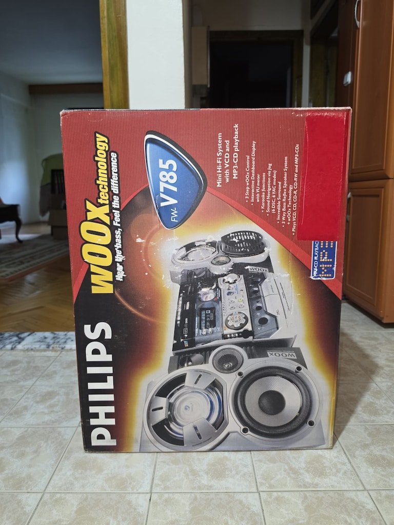 PHILIPS FW-V785 Müzik Seti + Kumanda eksiksiz aksesuar içeriği - 3