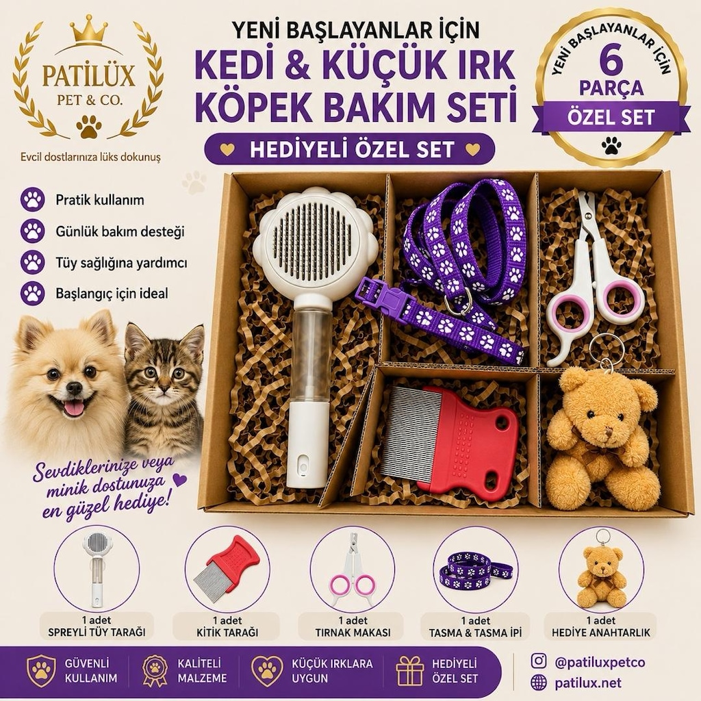 Kedi ve Küçük ırk köpek başlangıç Seti - 8