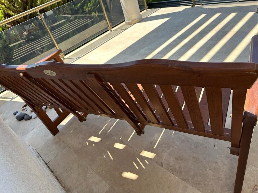 Ahşap Bahçe Bankı - 5
