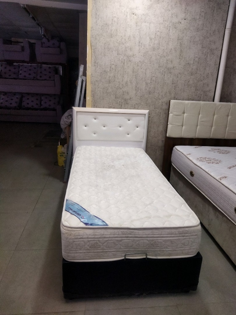 tek kişilik baza başlık yatak adrese teslim - 4